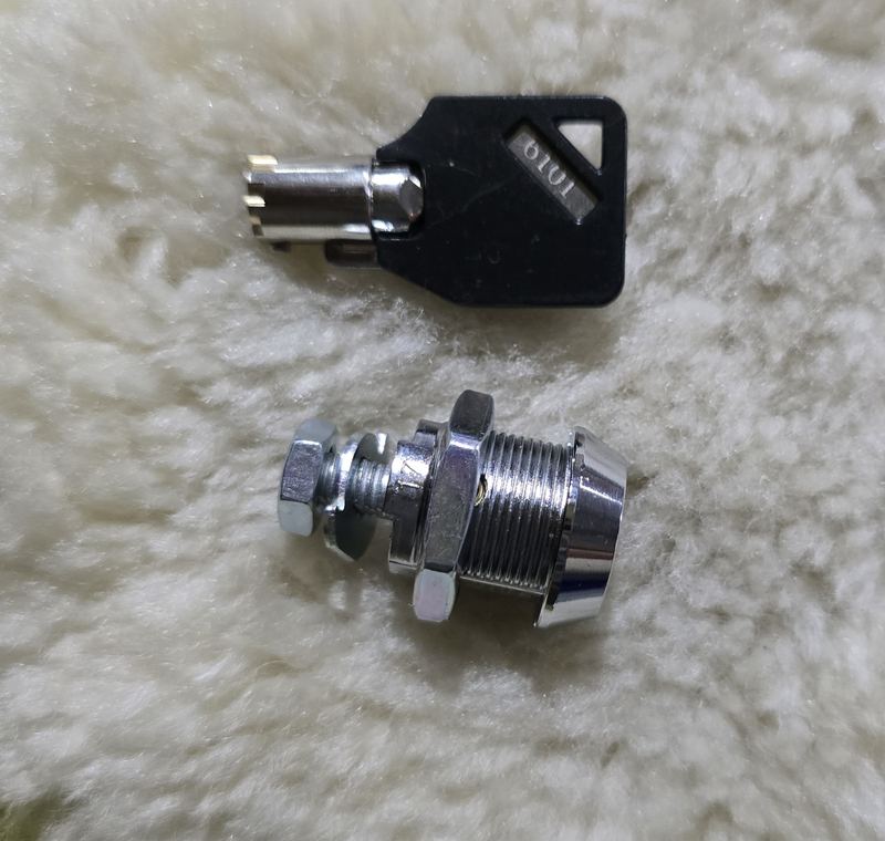 Cerradura y llave para el cajón de pelusa n.° 8650-012-004, 6101